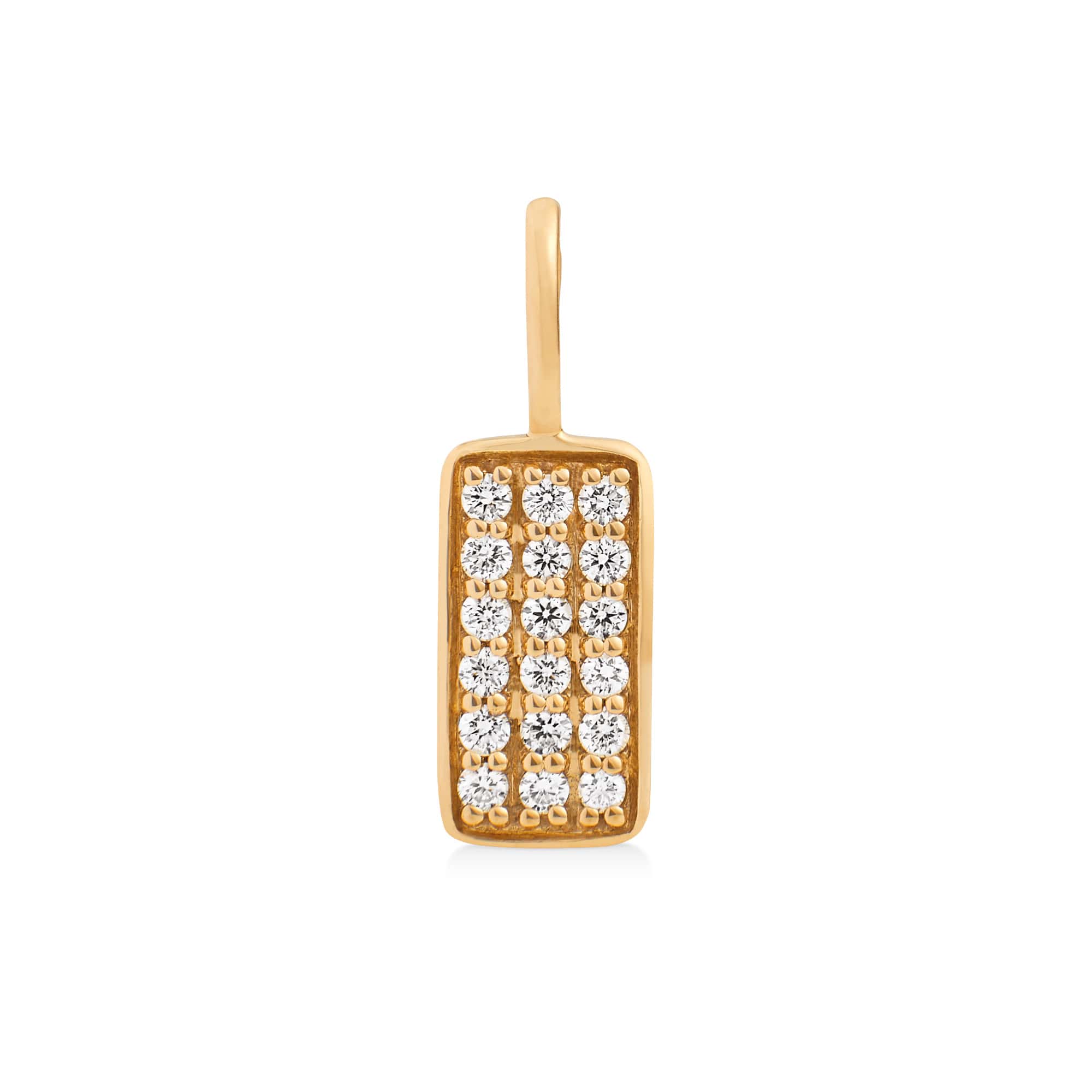 Ro Copenhagen Rock Square Diamant Vedhæng P108Y109