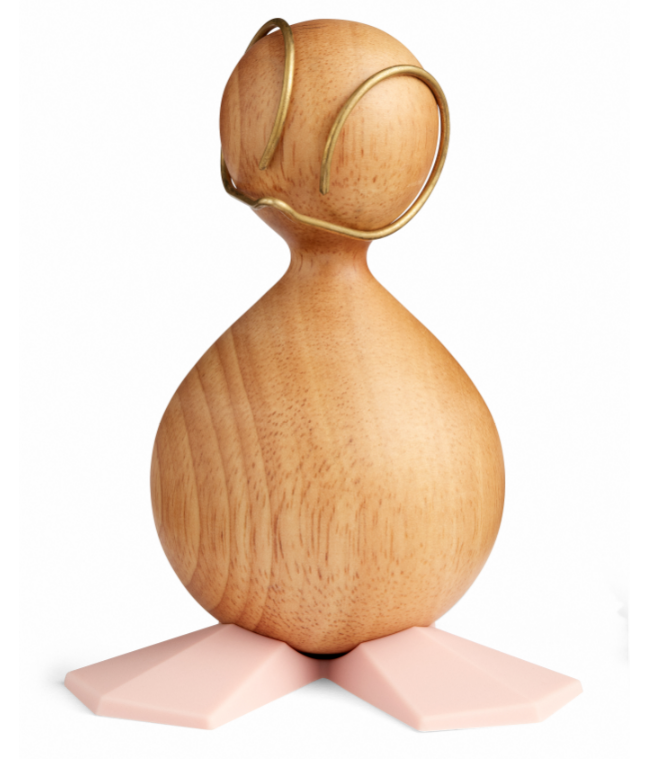 Aviendo The Ugly Duckling Rubber Wood Rose Clous Feet UD024