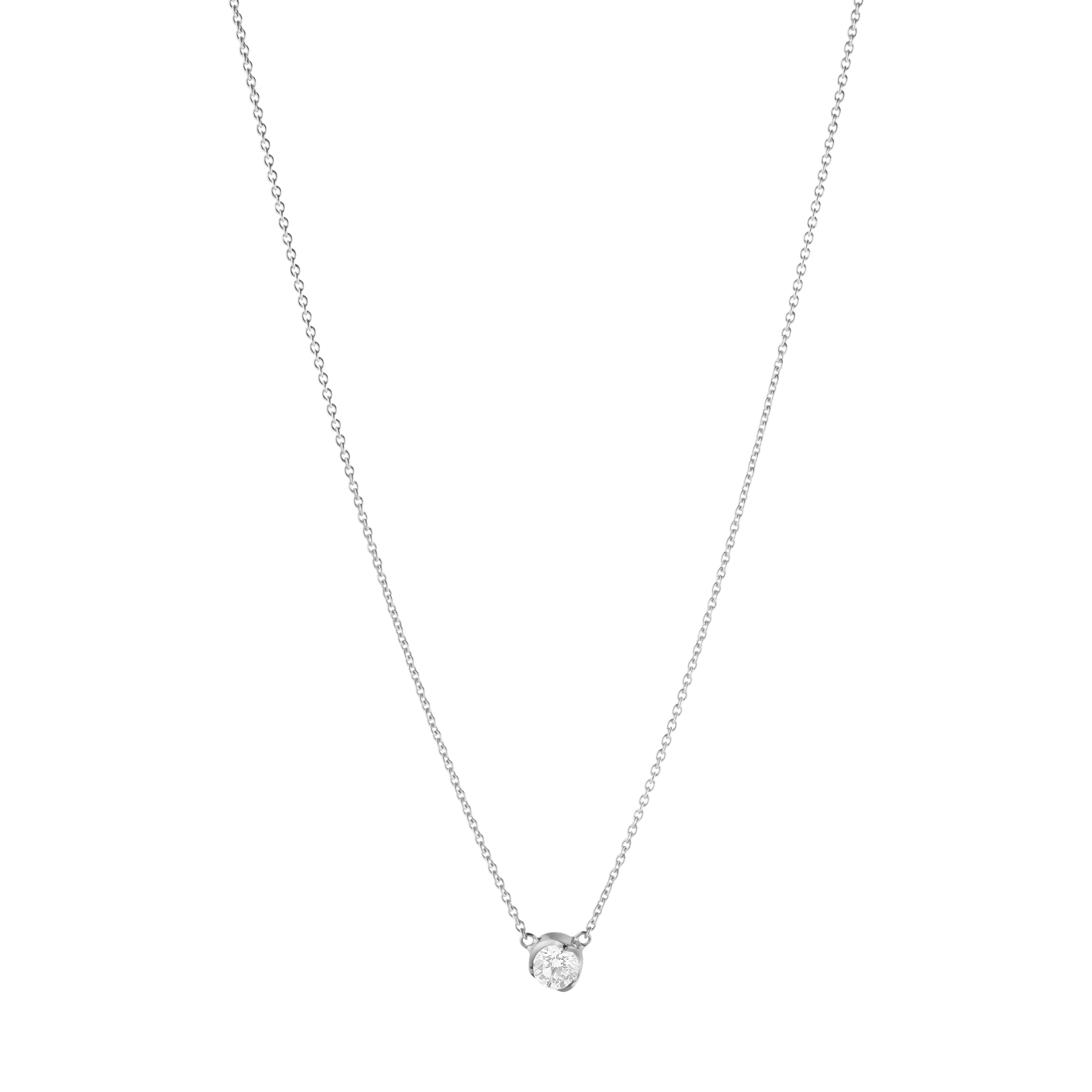 Georg Jensen Signature Hvidguld Halskæde 20001345