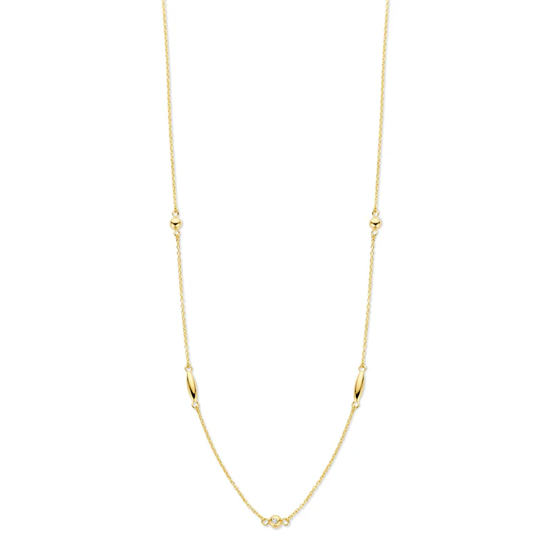 Spirit Icons Ellis Halskæde 0,02 ct Wvs 14k