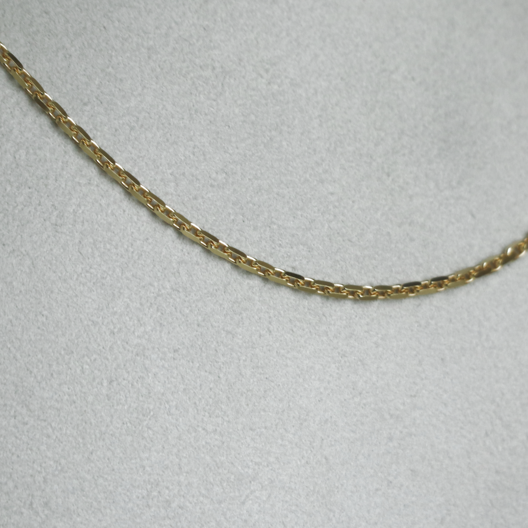 BNH Anker Facet Kæder 8 kt Guld 0,7 mm