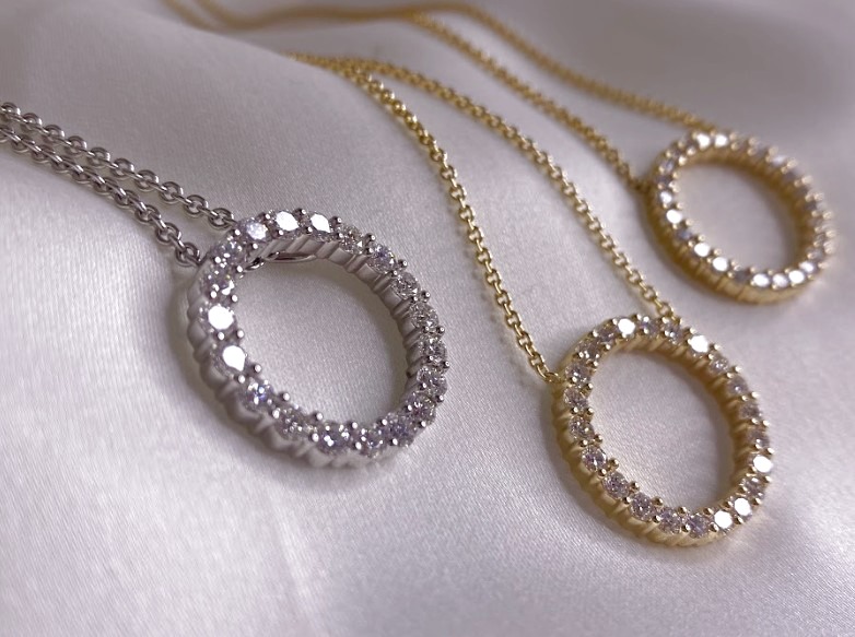 Bendixen Collection Cirkel 14 karat guld 1,00 ct