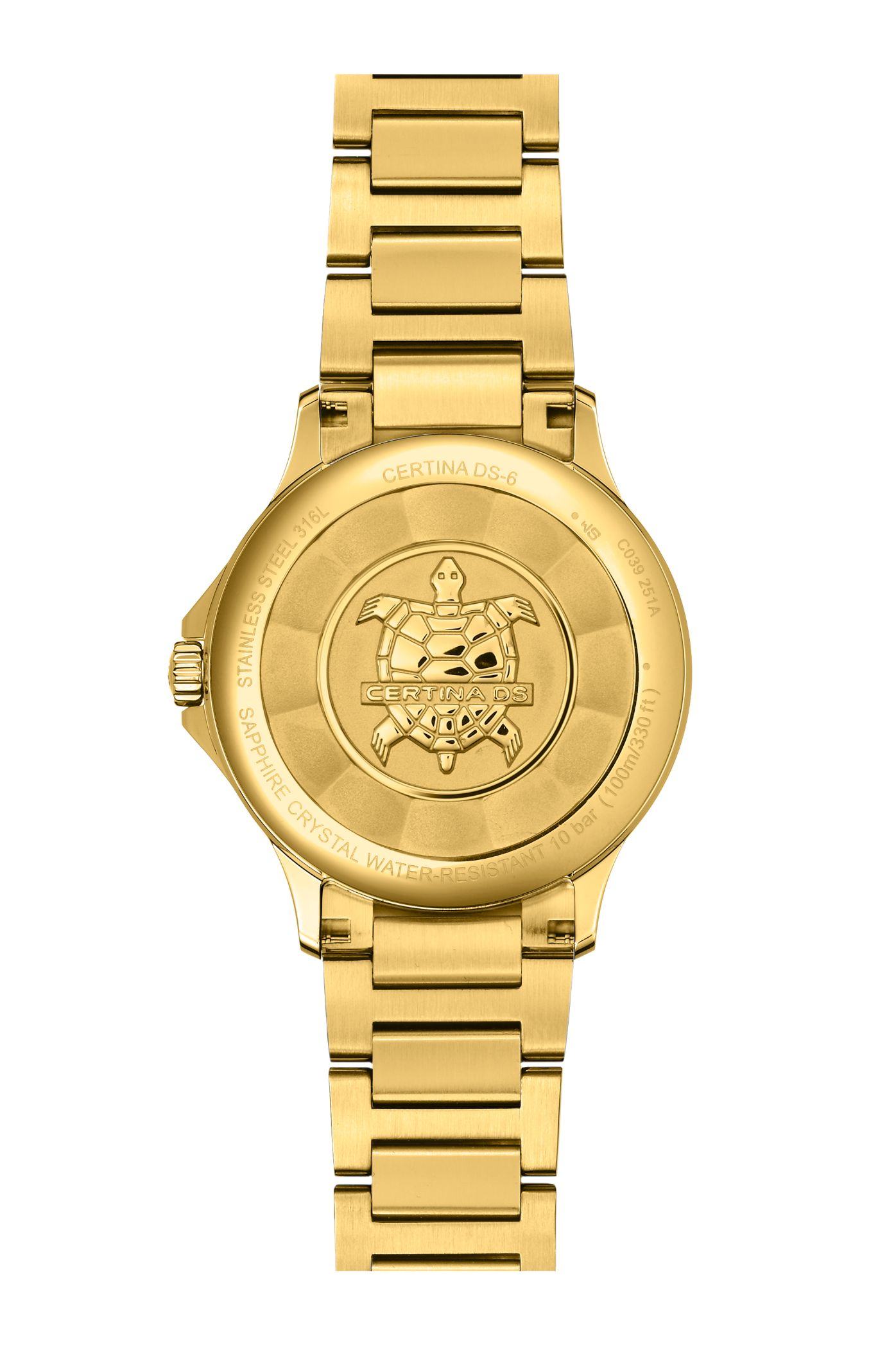 Certina DS guld dameur C039.251.33.367.00