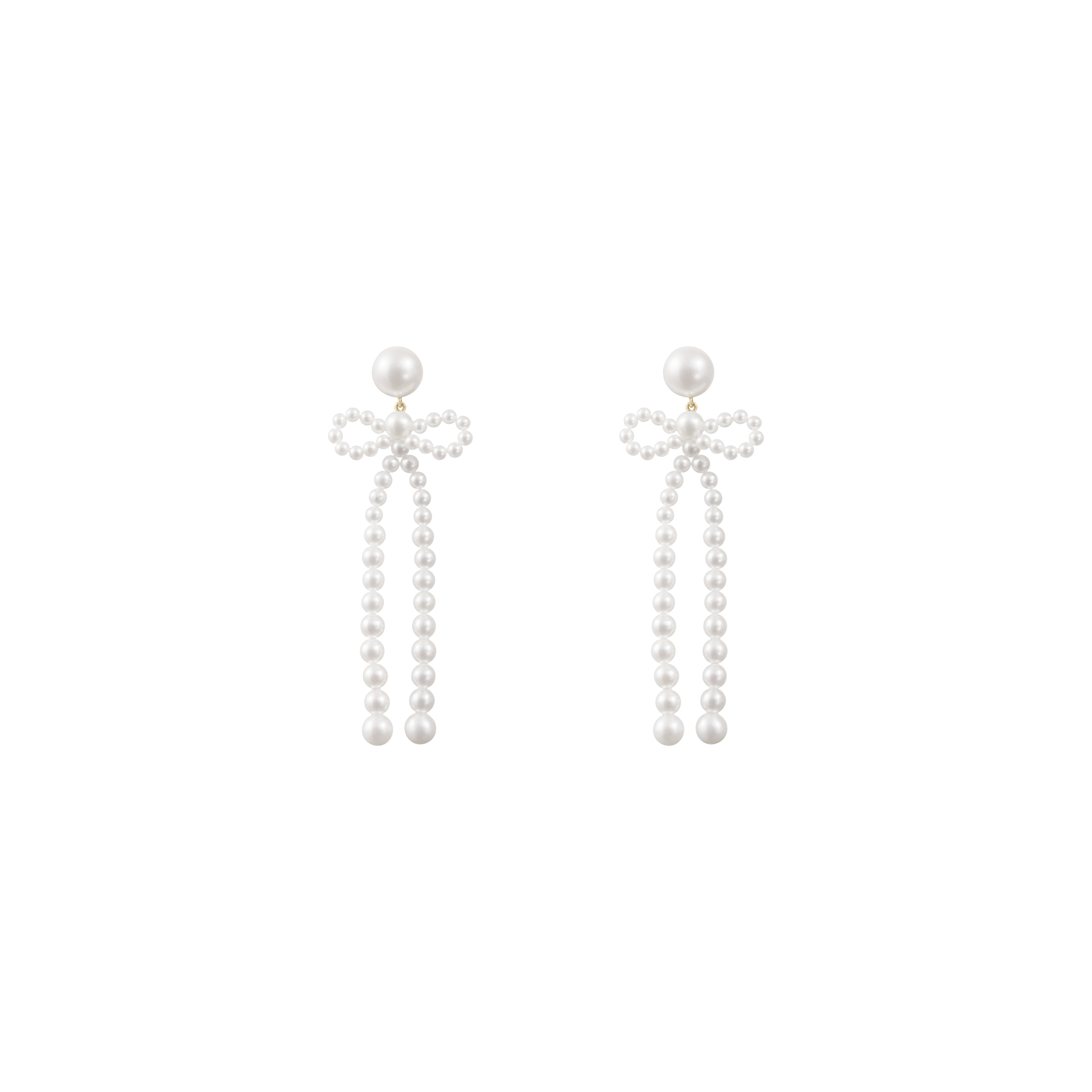 Sophie Bille Brahe Bow Rosette Øreringe EA24_ROS5_FW