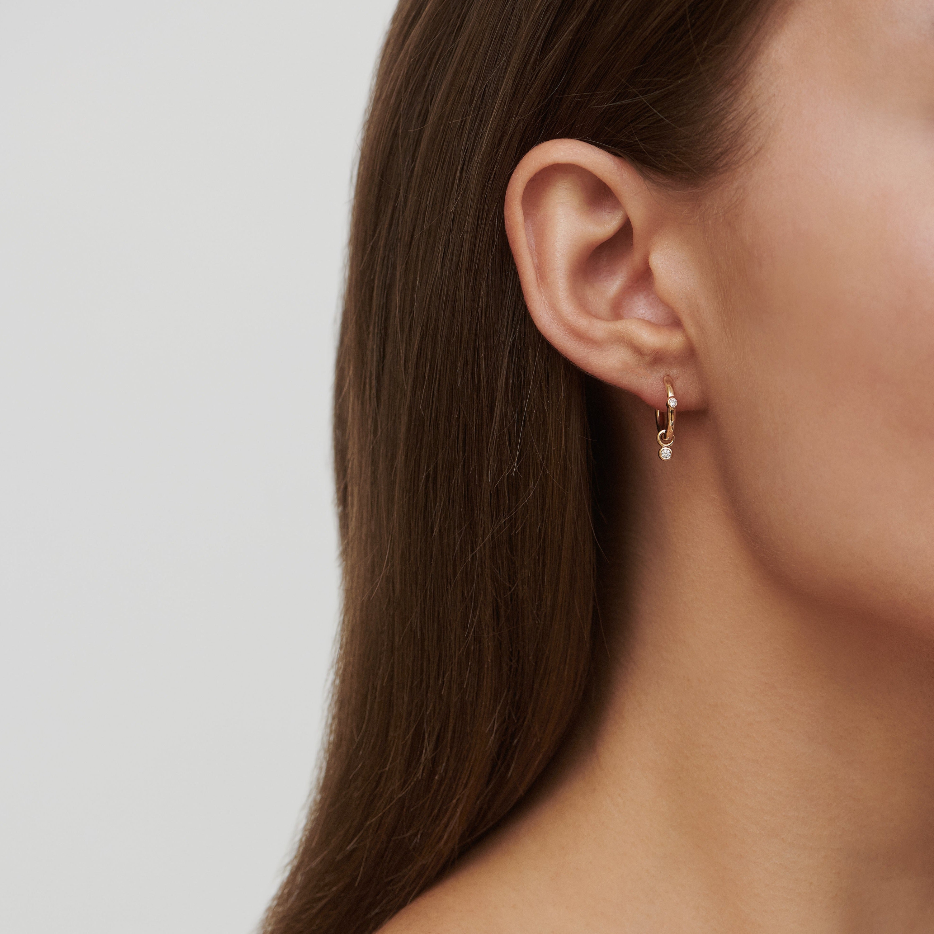 Julie Sandlau Purity Medium Ørering 14k YG14-HPS132