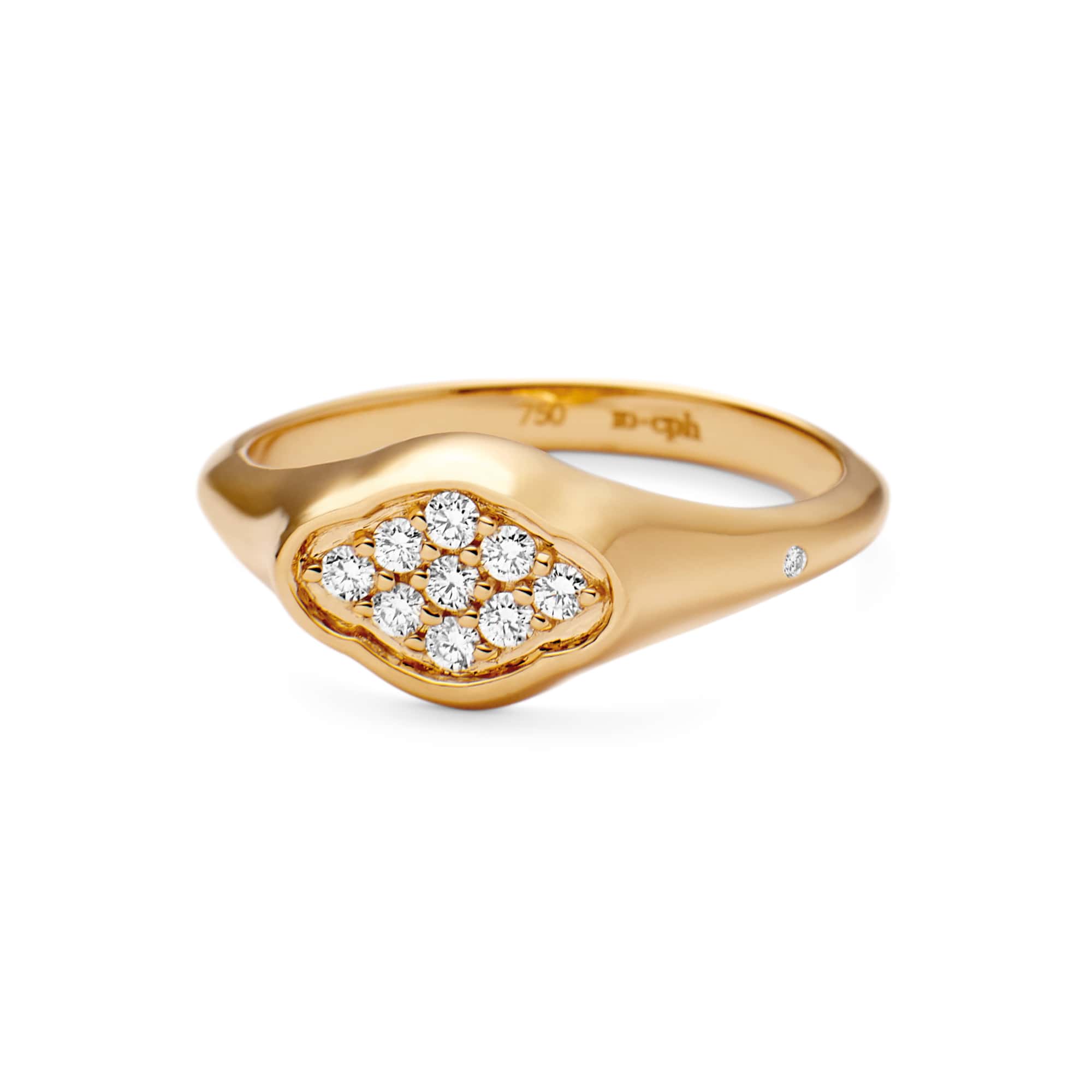 Ro Copenhagen Rock Signet Ring R108Y107