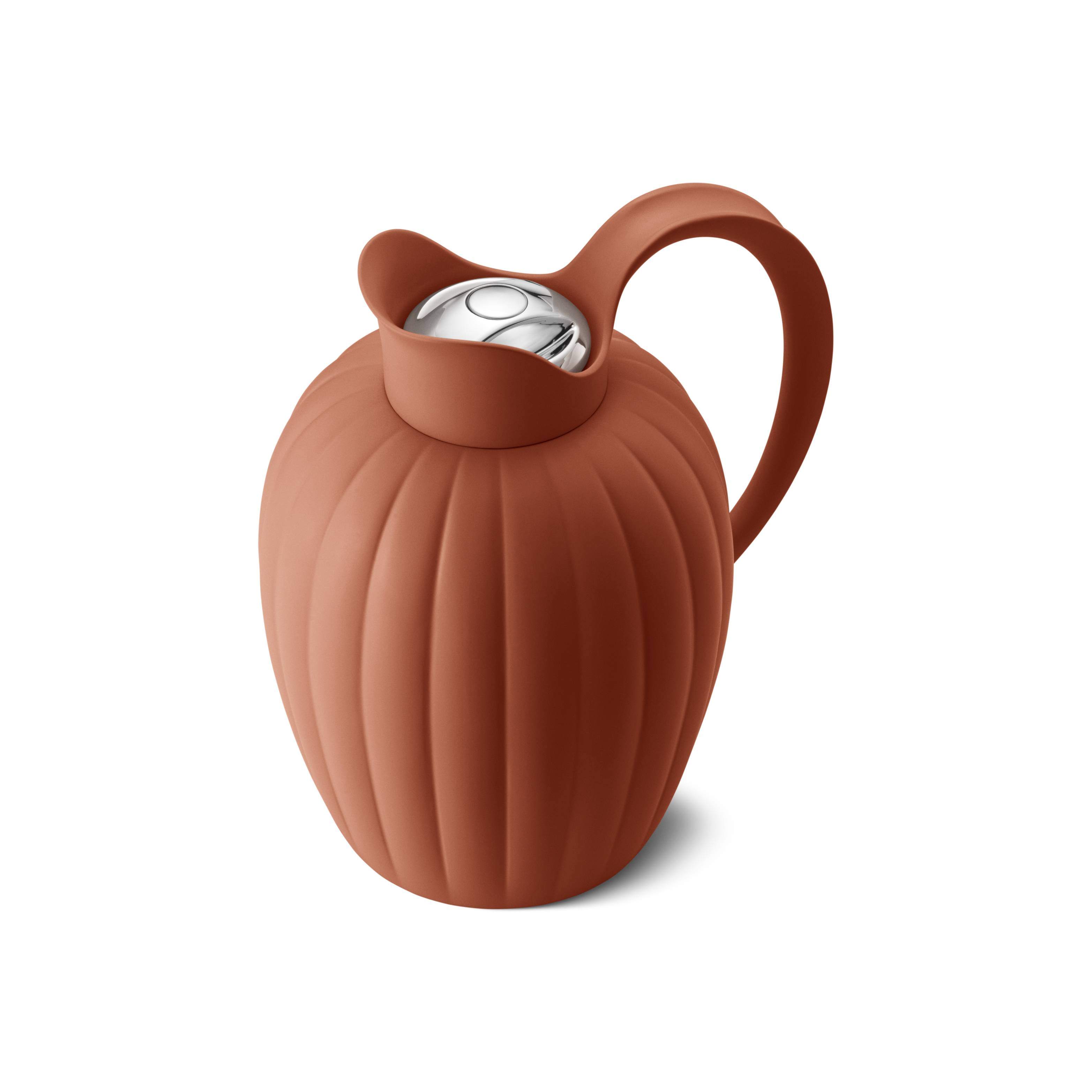 Georg Jensen Bernadotte Termokande 1L Terracotta Red 10019712