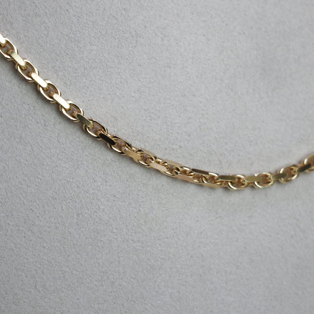 BNH Anker Facet Kæder 8 kt Guld 1,2 mm