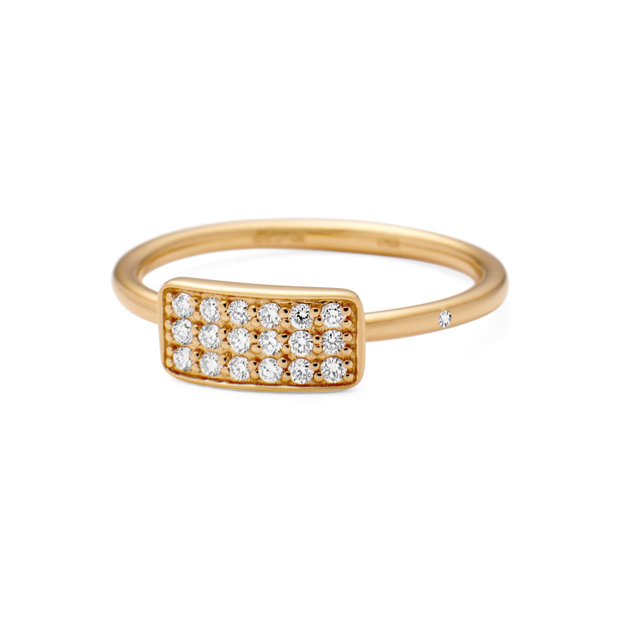 Ro Copenhagen Rock Square Diamantring R108Y109