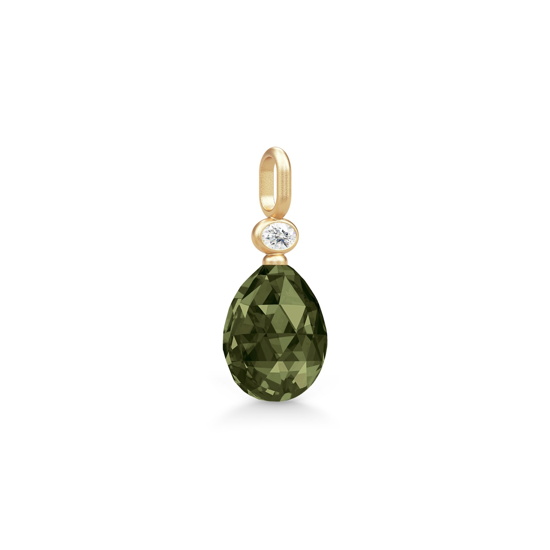 Julie Sandlau Ofelia Vedhæng Olive Green PD356GDOLCRCZ