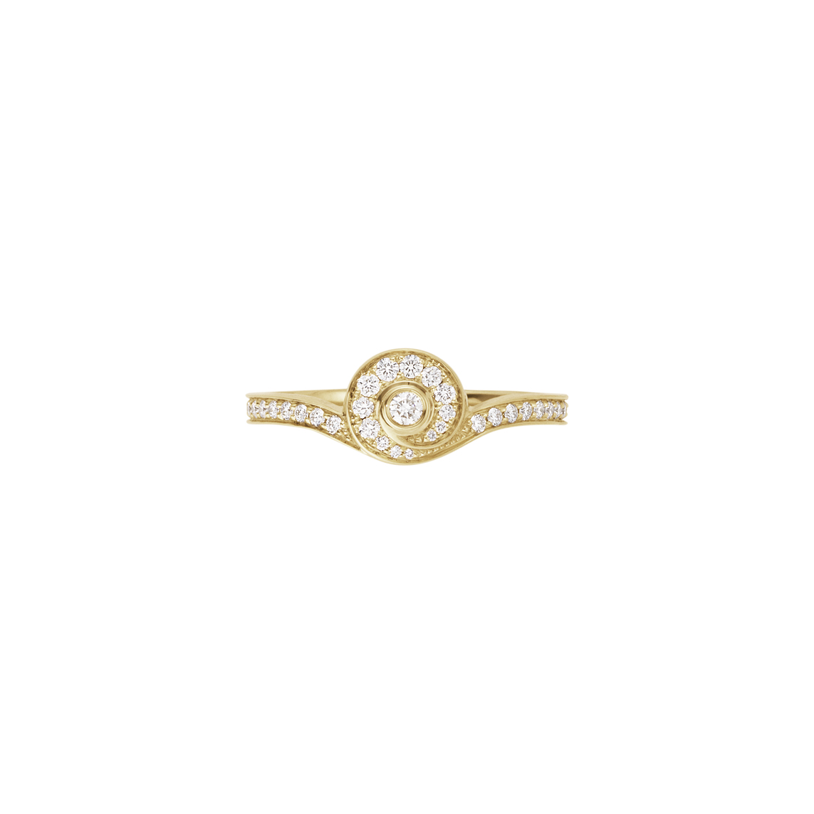 Sophie Bille Brahe Coquille Ring RI24_CPK_WH