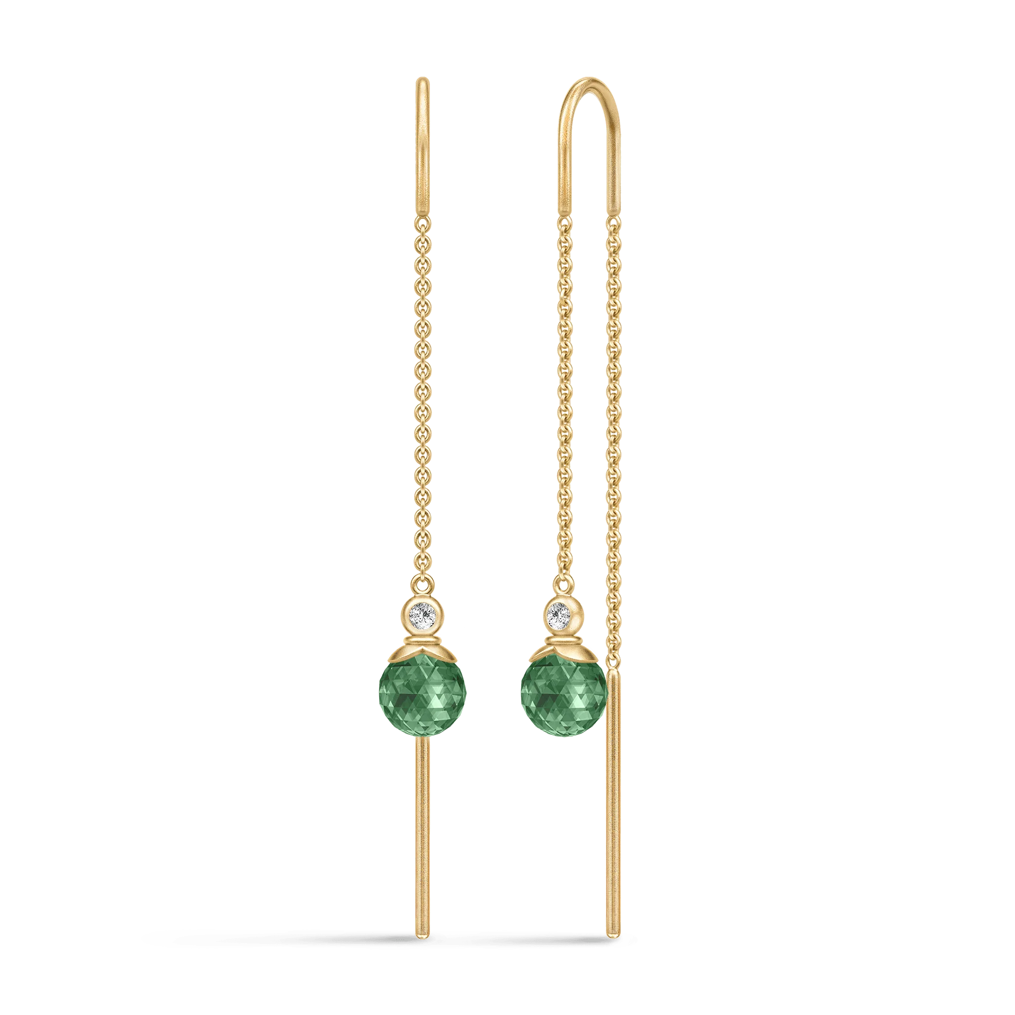 Julie Sandlau Berry Chain Øreringe Turmalin HKS790GDTMCRCZ