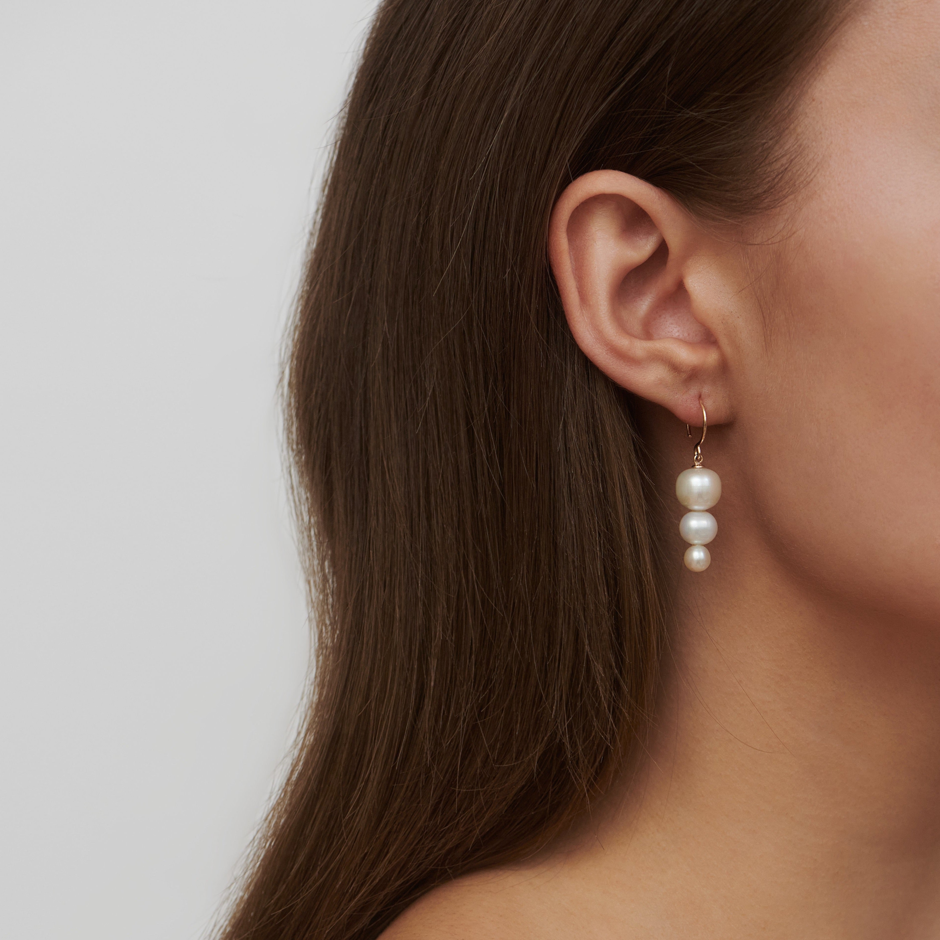 Julie Sandlau Eden Ørestik Højre 14k YG14-ST328RIGHT