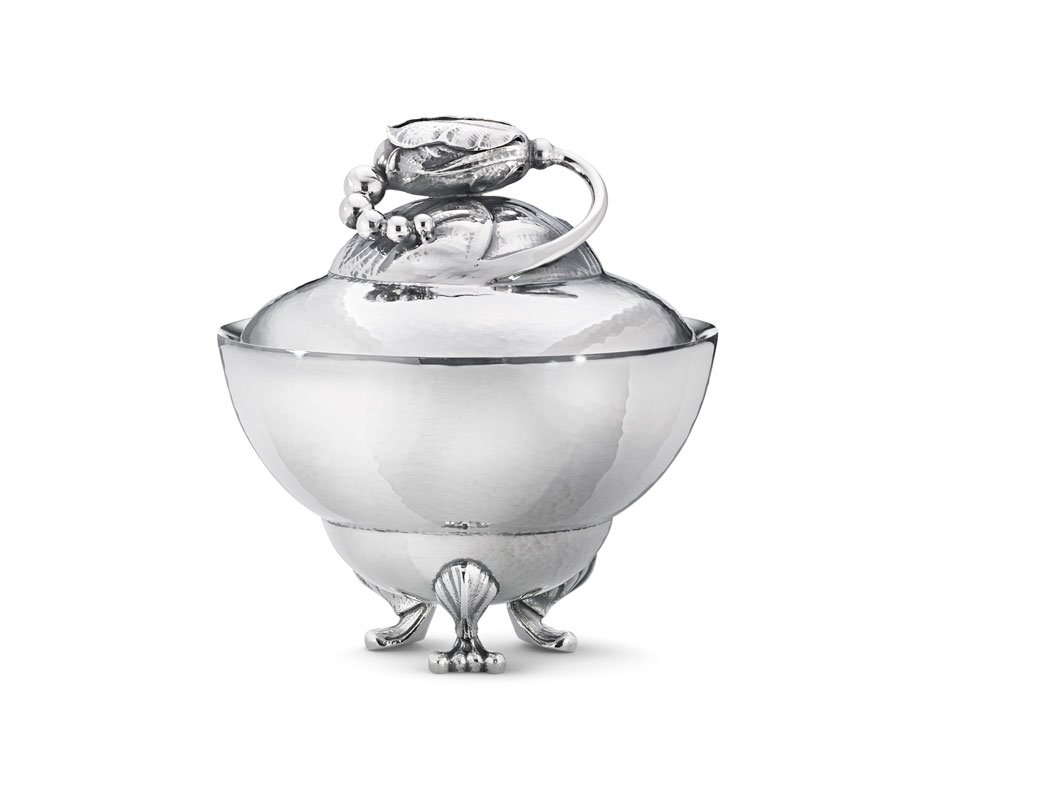 Georg Jensen Magnolia Sukkerskål 2D