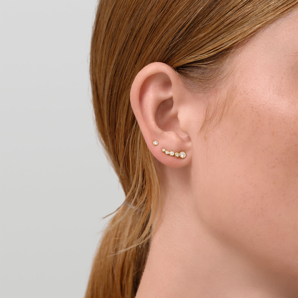 Julie Sandlau Grace Øreringe Forgyldt ST129GDCZ