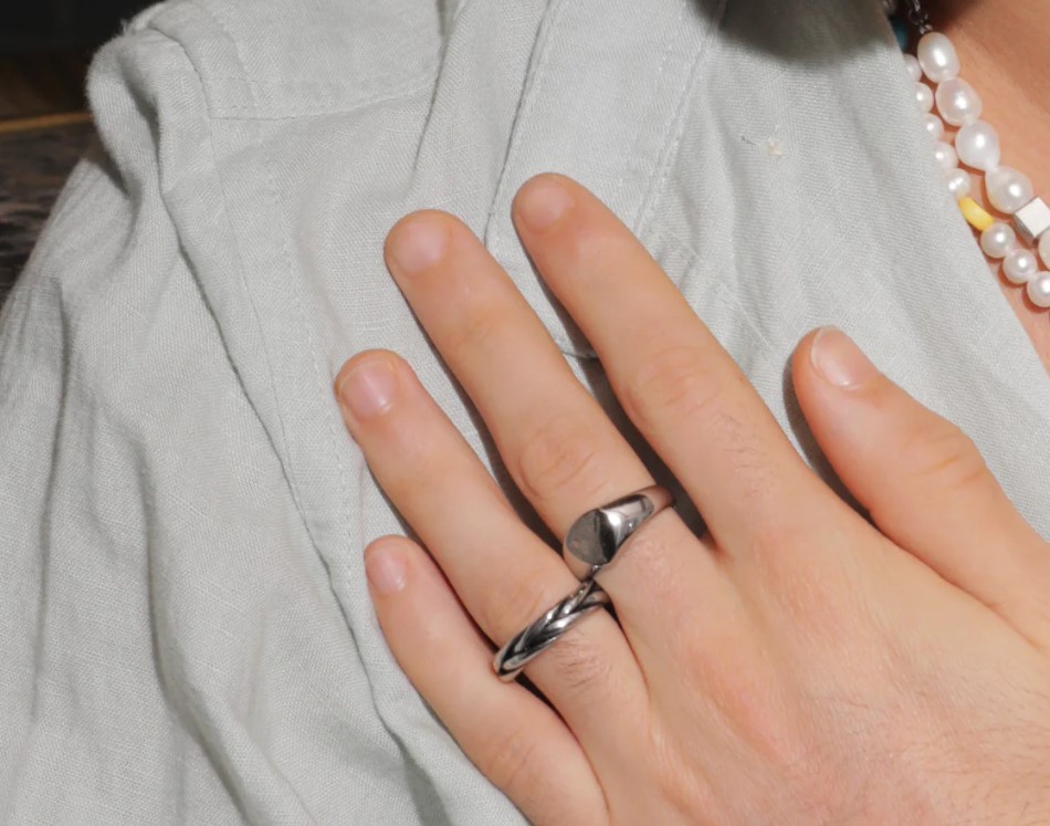 SAMIE Snoet stål ring x4004sos