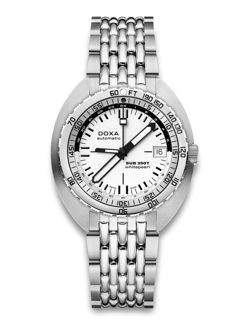 DOXA Sub 250T GMT Whitepearl 855.10.011.10