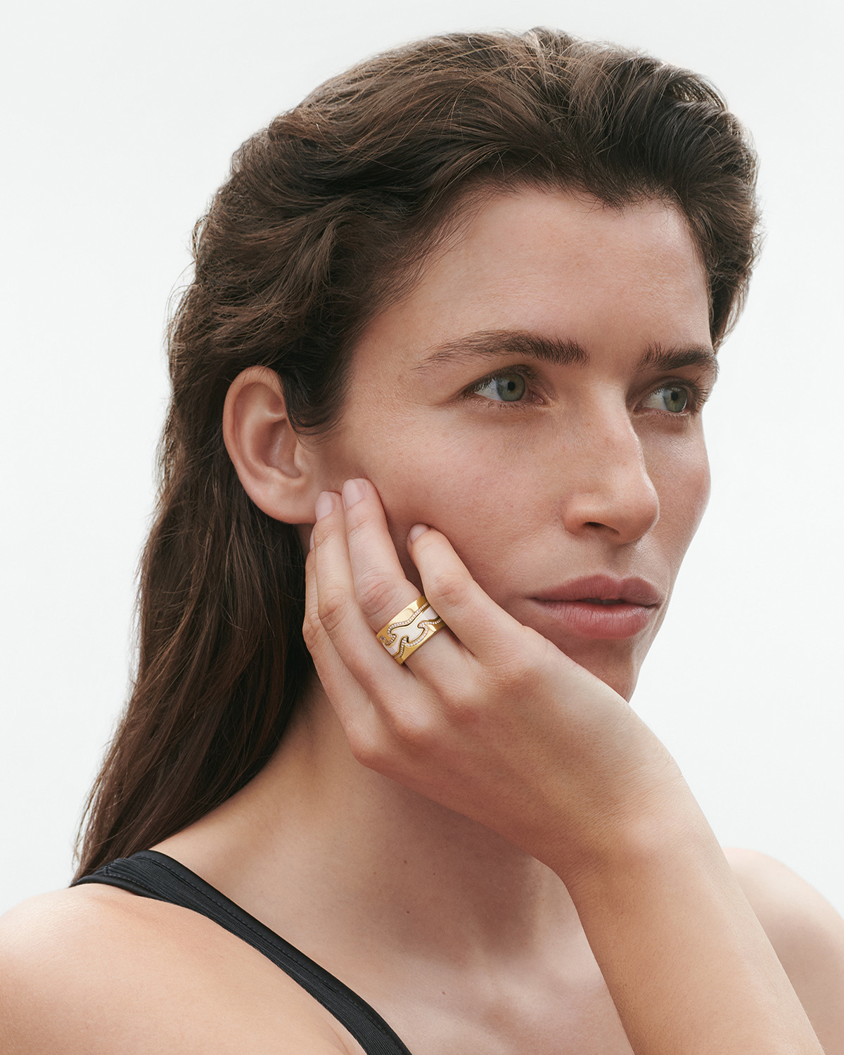 Georg Jensen Fusion Centerring Creme 20001737