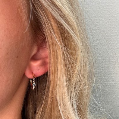 Mads Z Blue Poetry Øreringe 14kt. 1516181