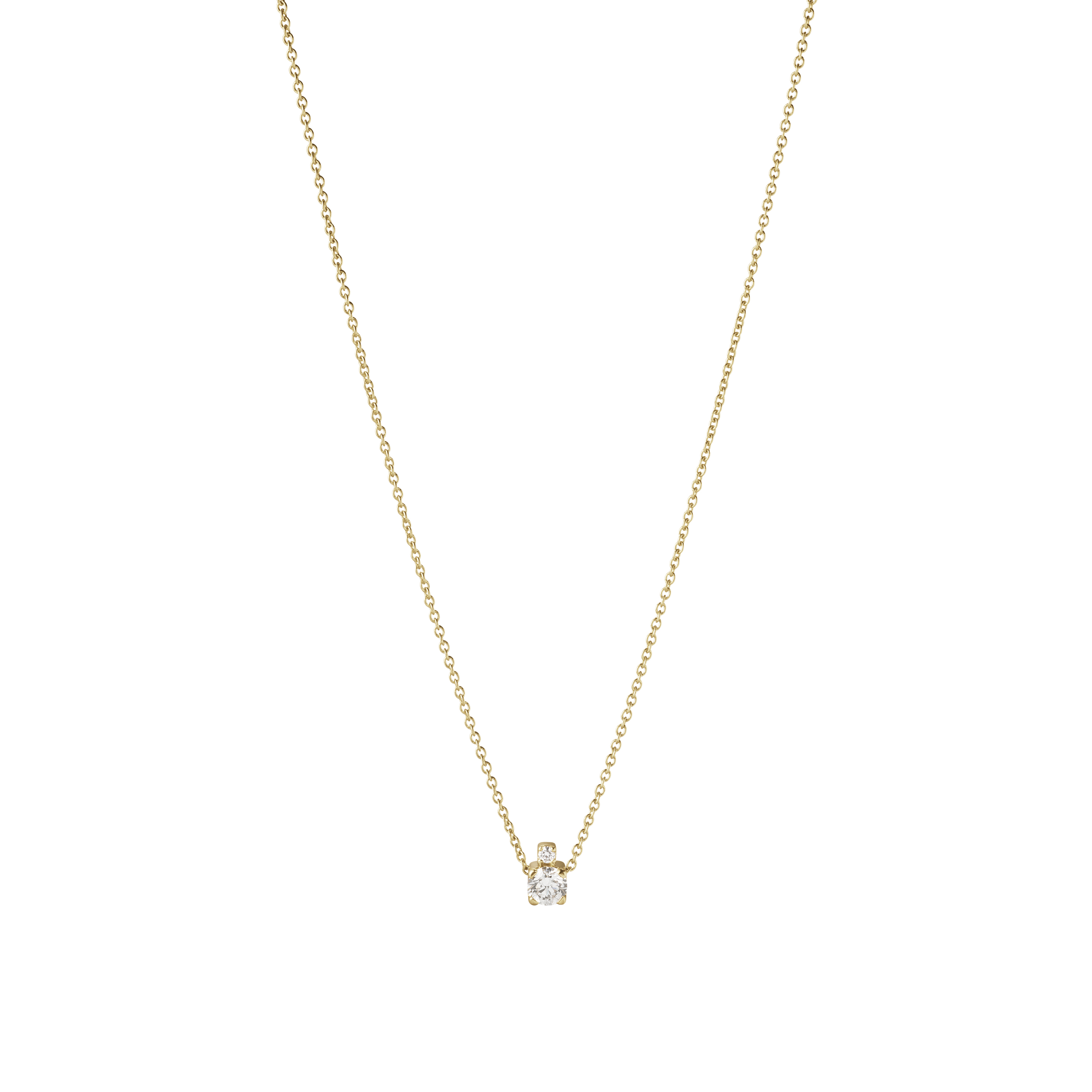 Sophie Bille Brahe Orangerie Simple Halskæde NL23_PC_PET_WH