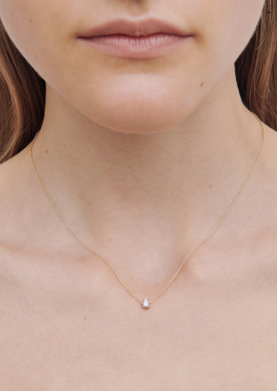 Sophie Bille Brahe Orangerie Simple Halskæde NL23_PC_PET_WH