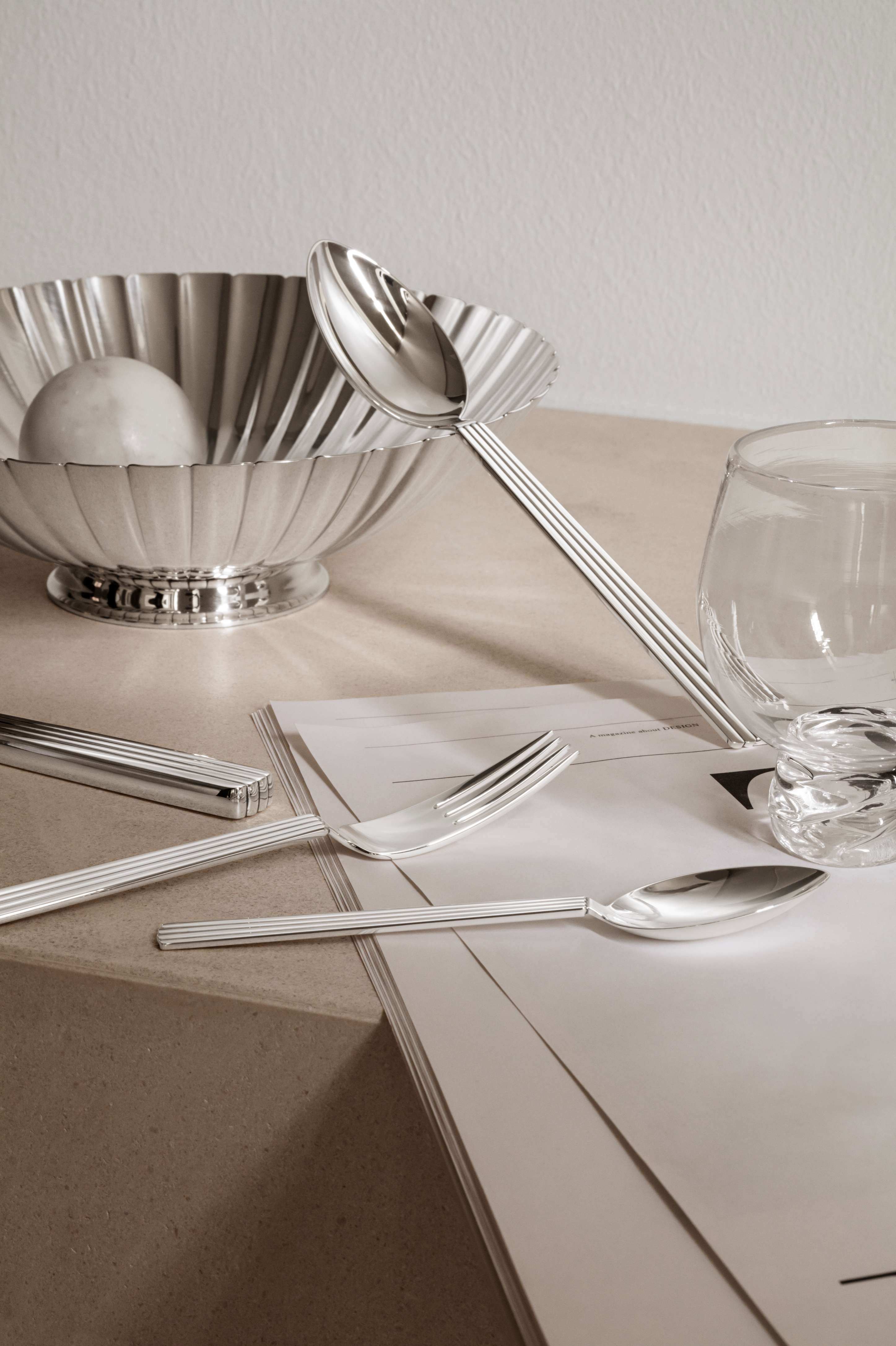 Georg Jensen Bernadotte Skål 856B Stor