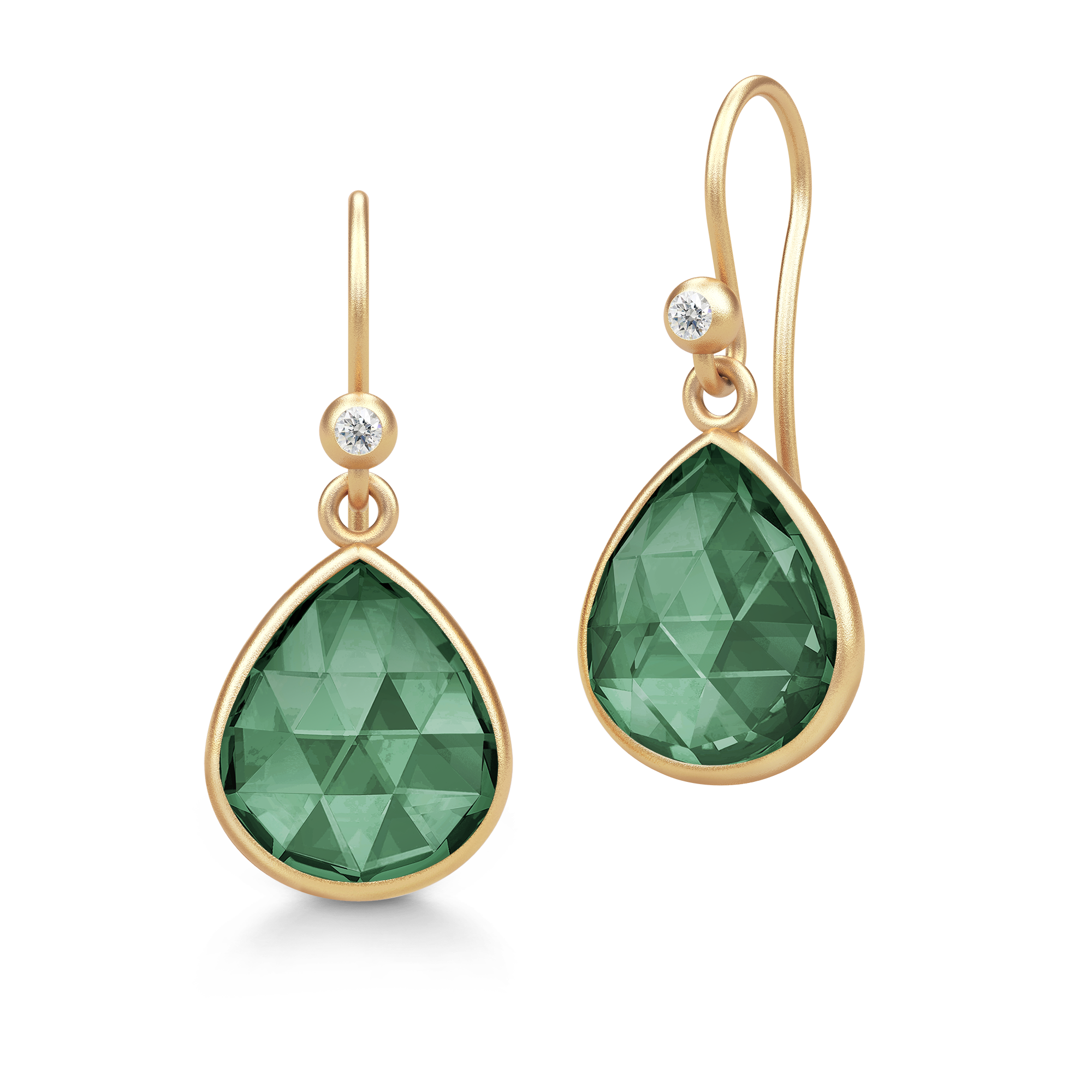 Julie Sandlau Lea Øreringe Turmalin HKS749GDTMCRCZ