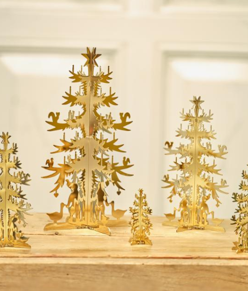 Nordahl Andersen Grantræet XL 50 cm - forgyldt 98869202000