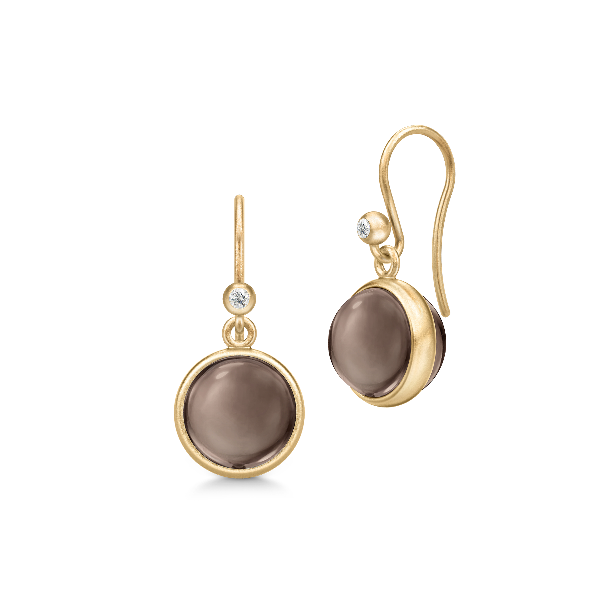 Julie Sandlau Prime Øreringe Smokey Quartz YG14-HKS772SQ