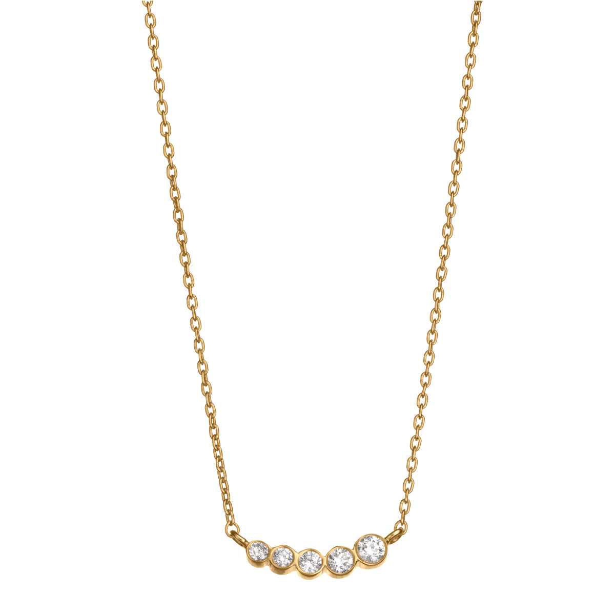 Sophie Bille Brahe Lune Halskæde NL11_LUN_WH