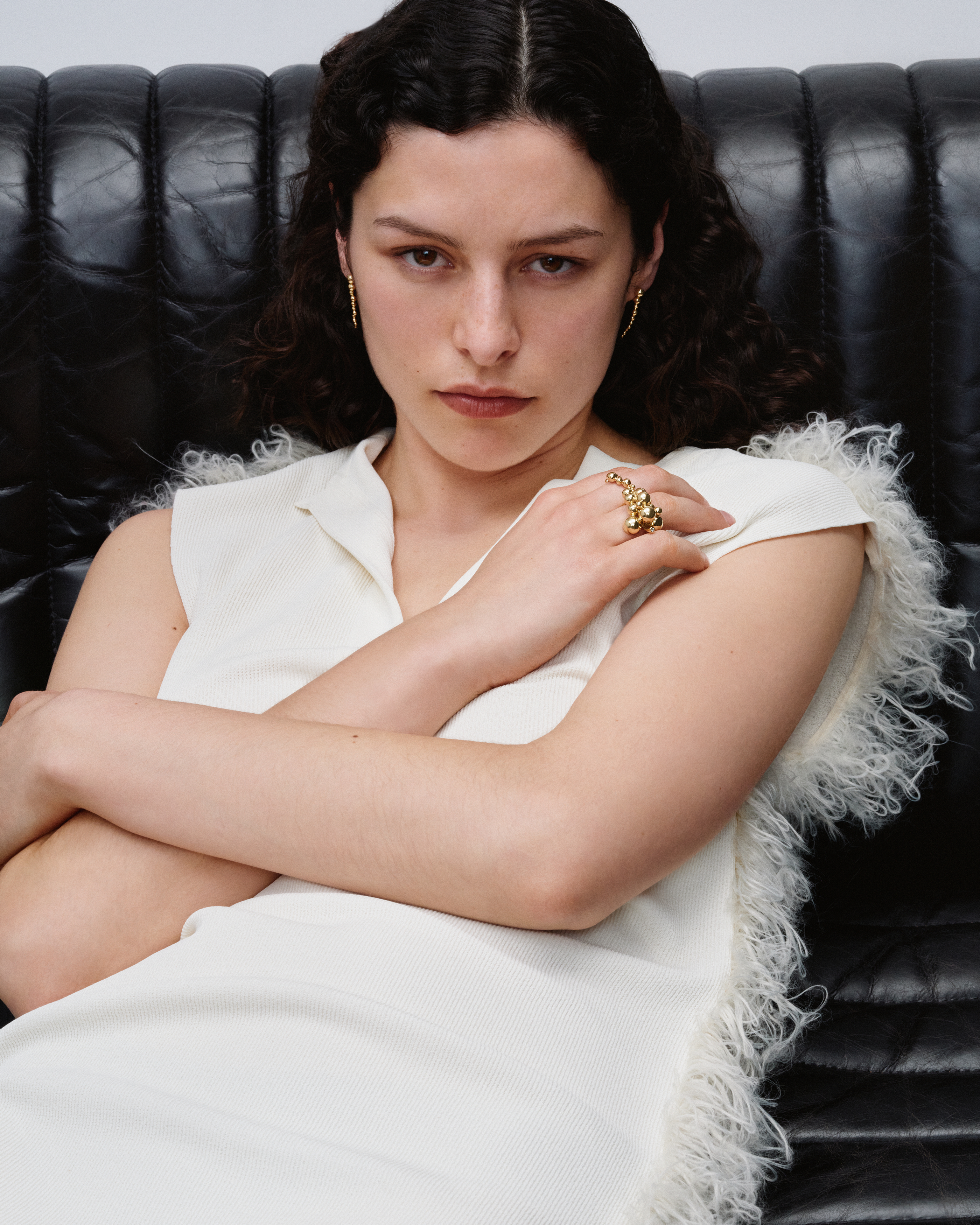 Georg Jensen Moonlight Grapes Lange Øreringe 20001634