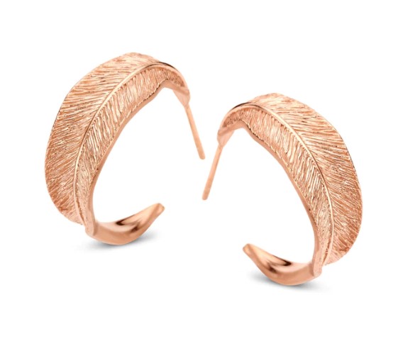 Spirit Icons Fall Øreringe Rose Forgyldt 41944