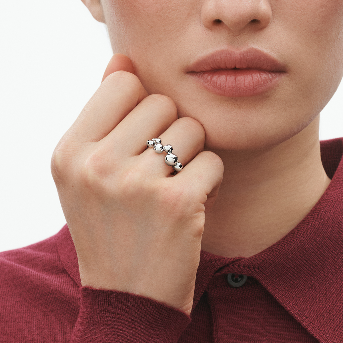 Georg Jensen Moonlight Grapes Ring 20001597