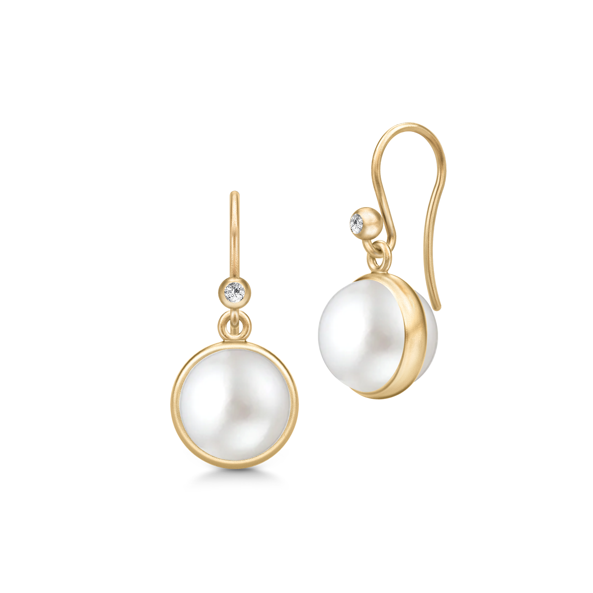 Julie Sandlau Prime Øreringe Perle YG14-HKS772WHPL