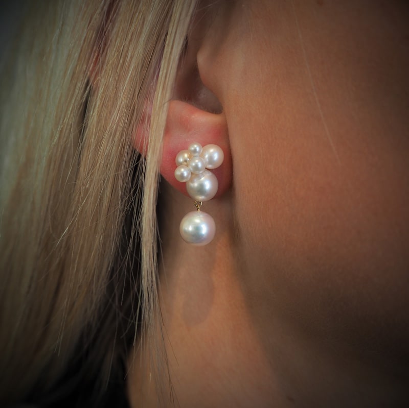 Sophie Bille Brahe Bisou Perle Ørering EA120_BIS_PE_FW