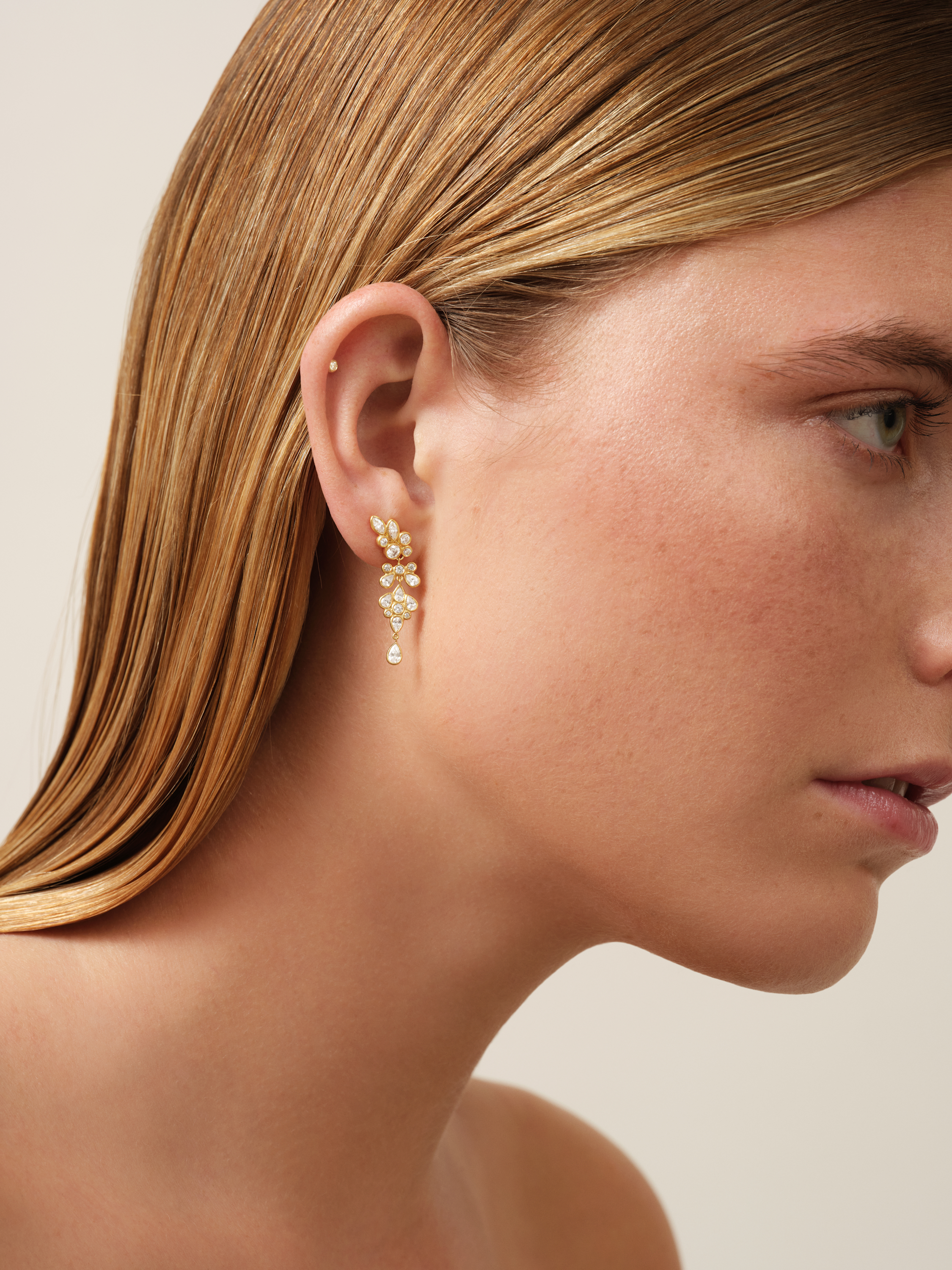 Julie Sandlau Wisteria Chandelier Øreringe ST398GDCZ