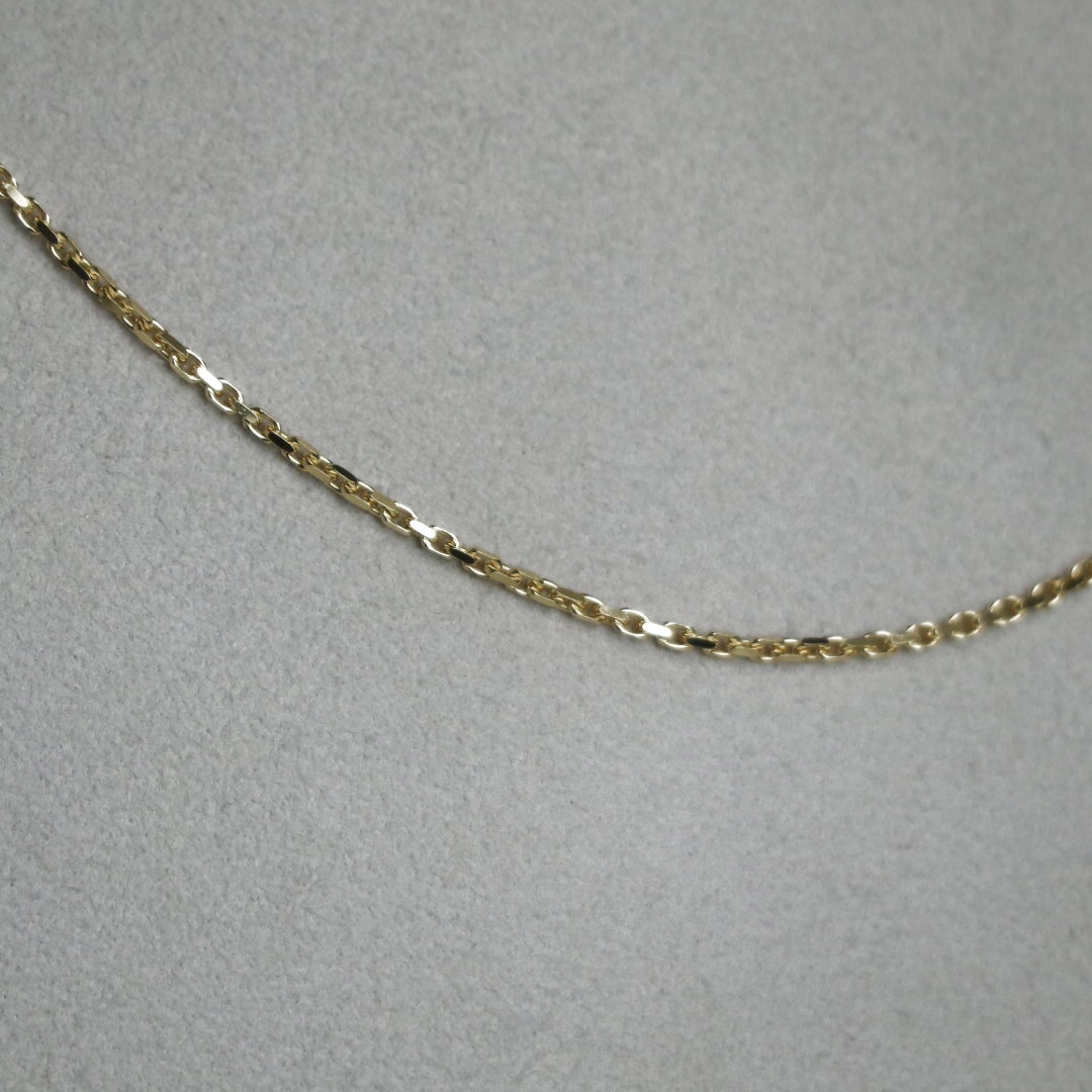 BNH Anker Facet Kæder 8 kt Guld 0,5 mm