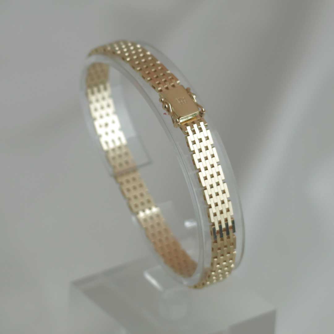 BNH Mursten Armbånd 14 kt 7,0mm