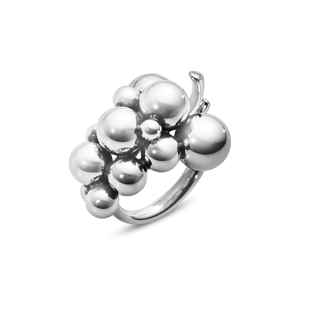Georg Jensen Moonlight Grapes Medium Ring 20000388