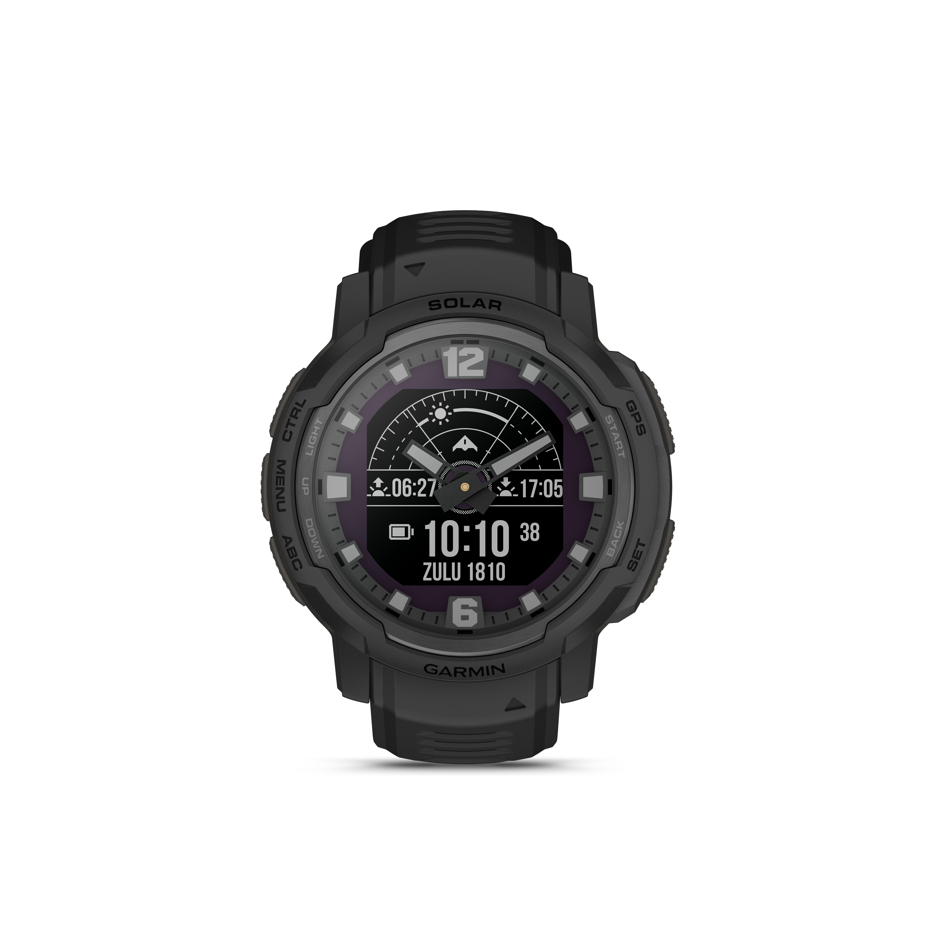 Garmin Instinct Crossover Solar, Tactical Edition, Black, WW 010-02730-00