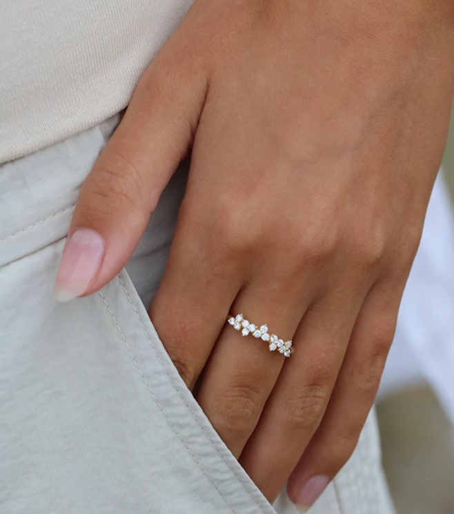 Ro Copenhagen Fryd rødguld diamantring L R104Y102