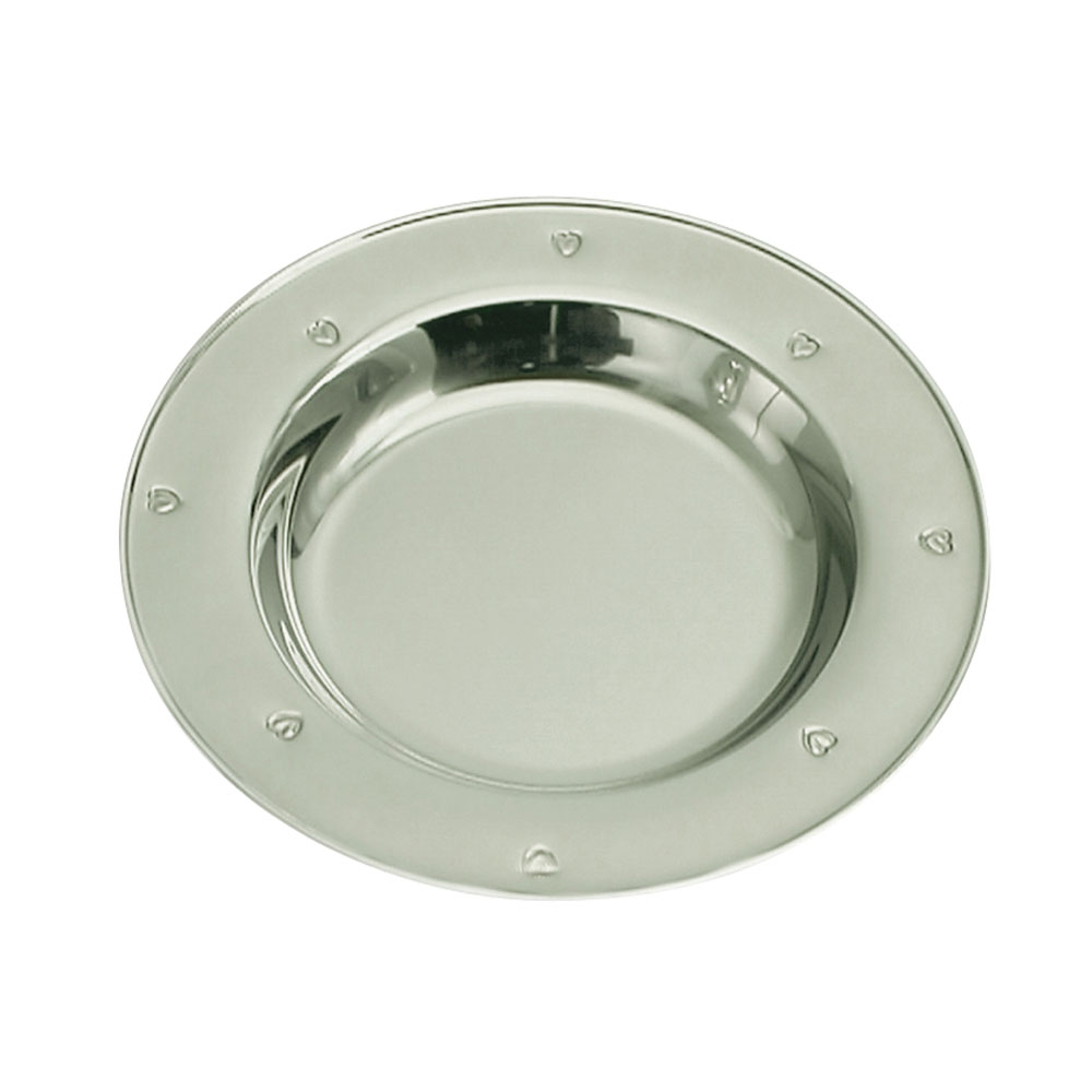 Nordahl Andersen  Rustfri stål tallerken m. hjerter 90025788035