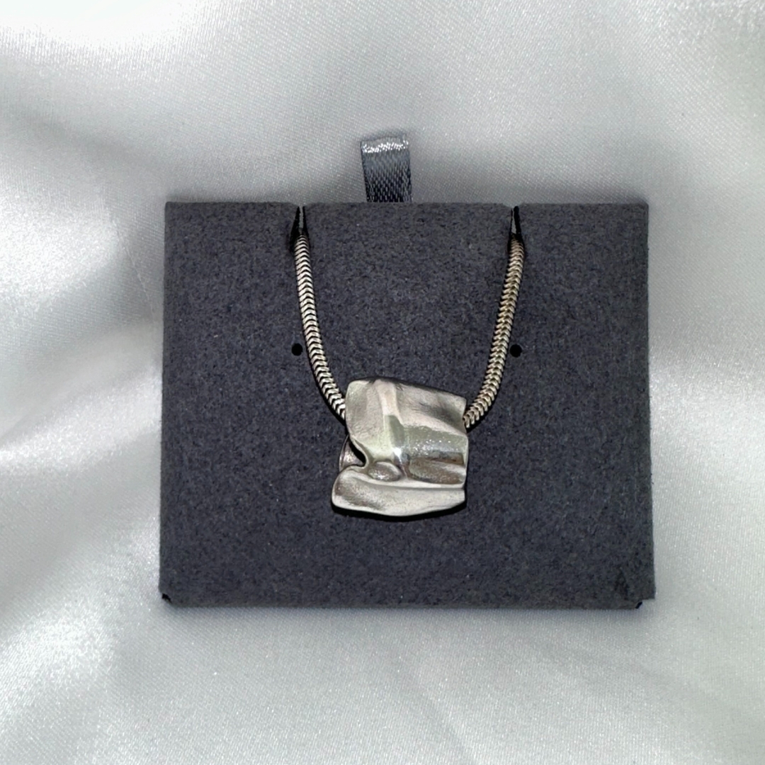 Toftegaard halskæde m. sølv vedhæng V499