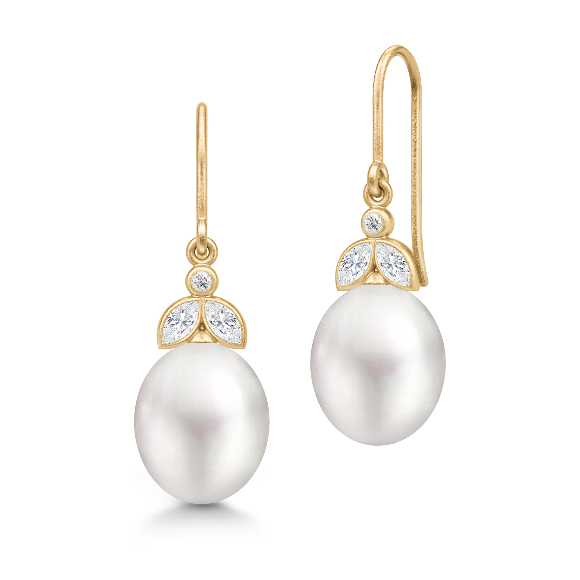Julie Sandlau Tasha Øreringe White Pearl Forgyldt HKS707GDWHPLCZ