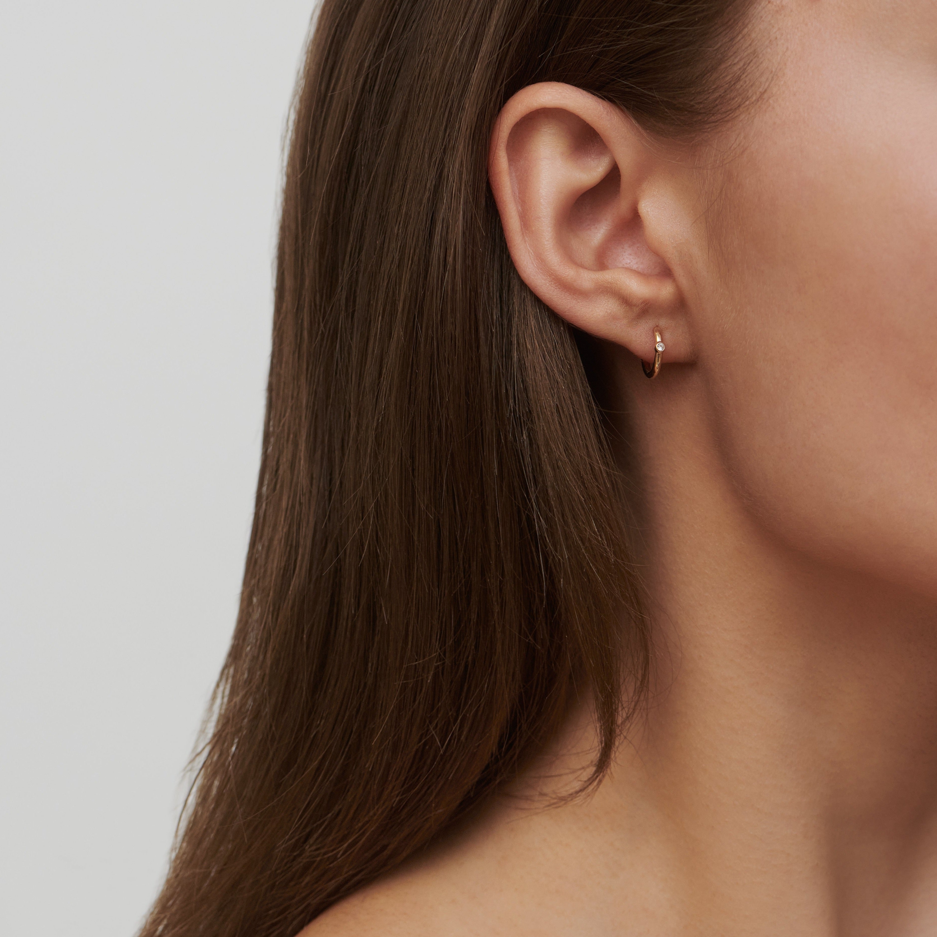 Julie Sandlau Purity Mini Ørering 14k YG14-HPS131