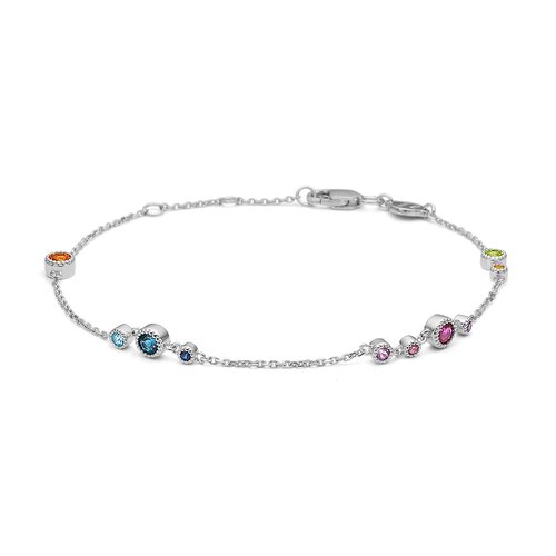 Mads Z Luxury Rainbow Armbånd Hvidguld 1654062
