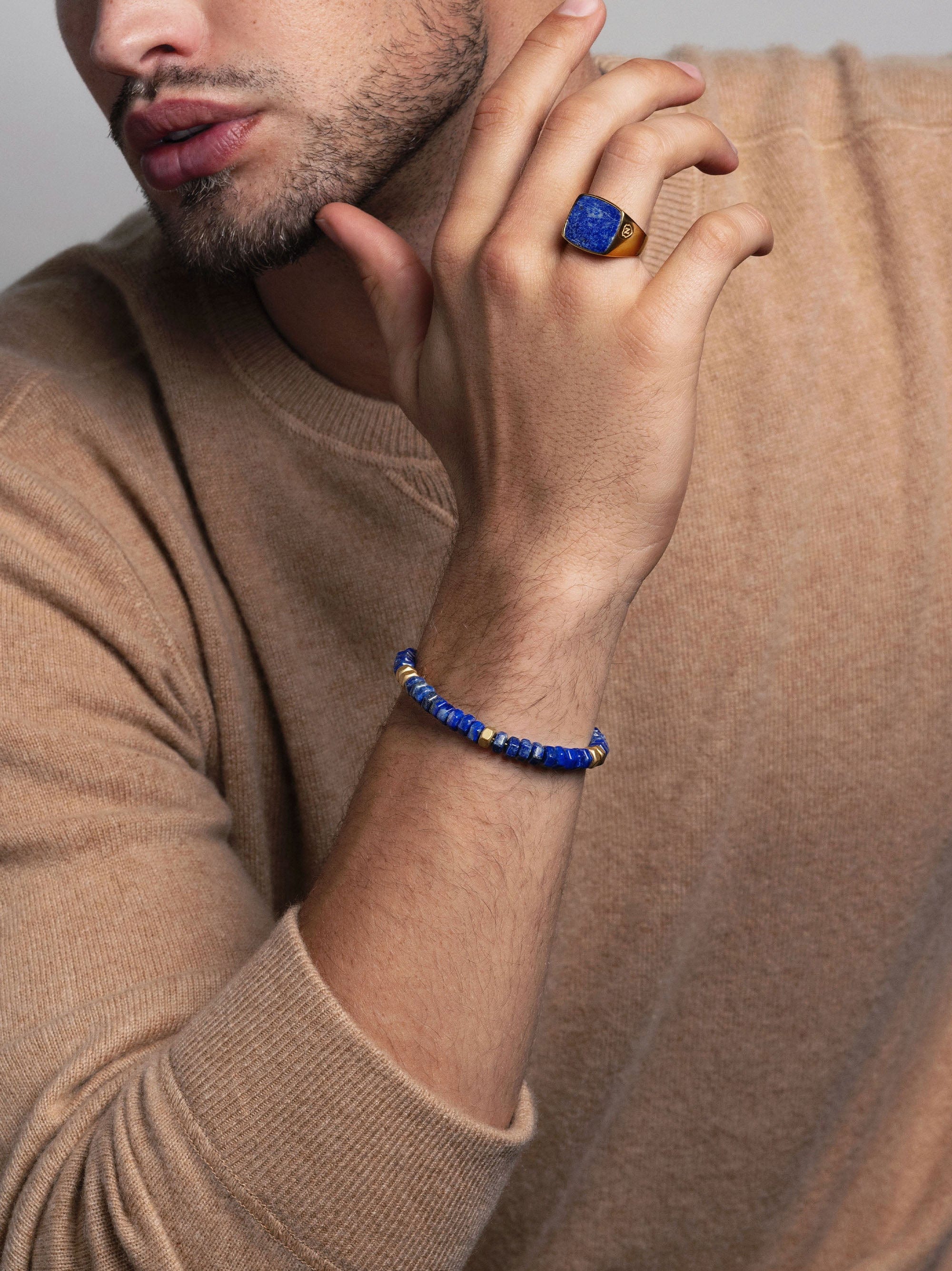 Nialaya Armbånd Hexagon Perler MCHCO_675