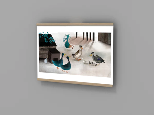 Aviendo Farmyard Animals Poster no. 6 - UD086