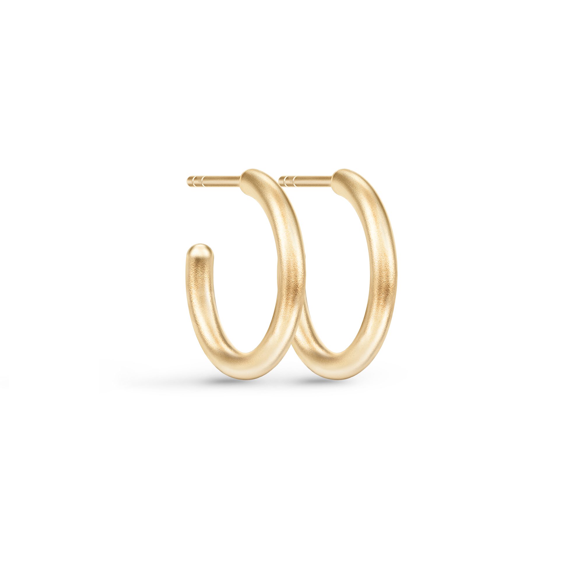 Julie Sandlau Classic Medium Øreringe Forgyldt HPS103GD