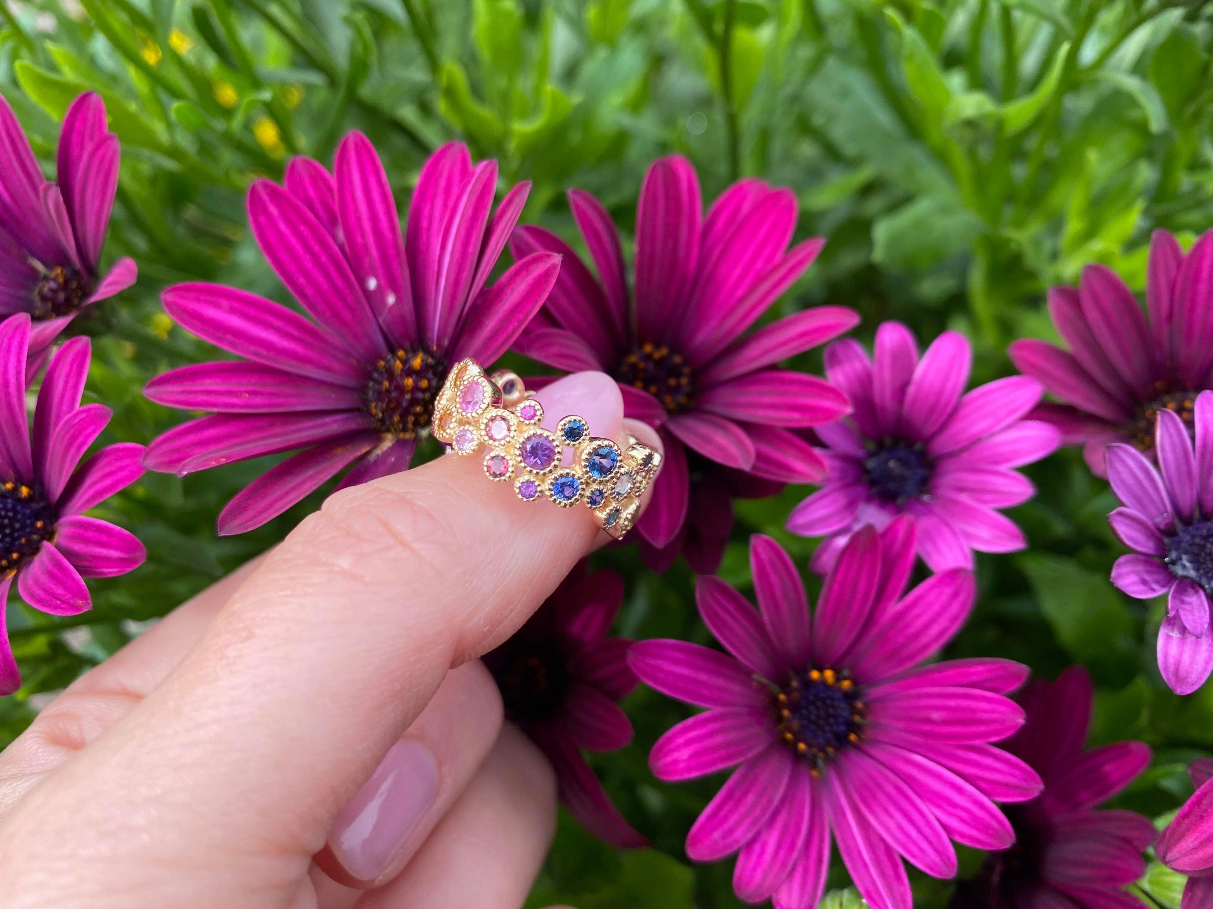 Mads Z Luxury Rainbow Ring 1544063